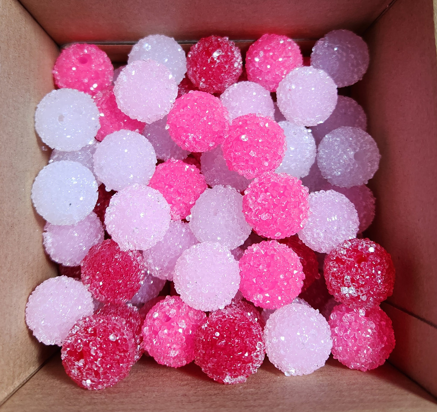 80pc 16mm Acrylic Sugar Beads