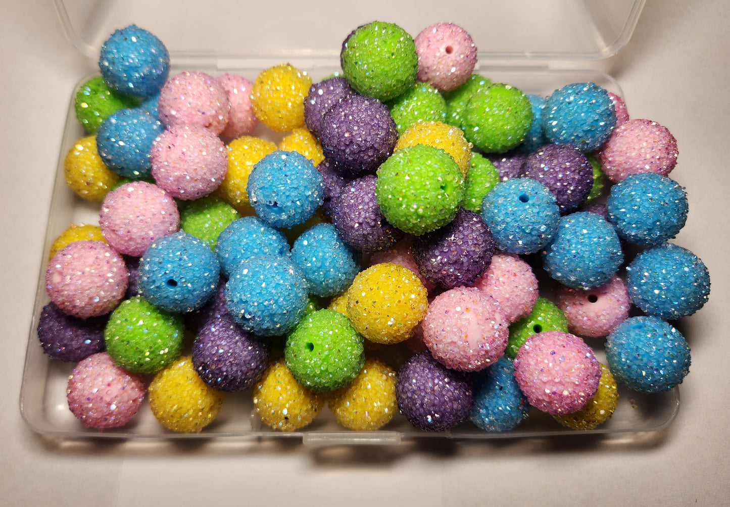 80pc Sugar Beads - Spring