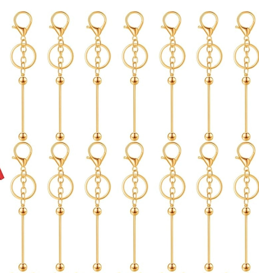 Beadable Keychain Bars