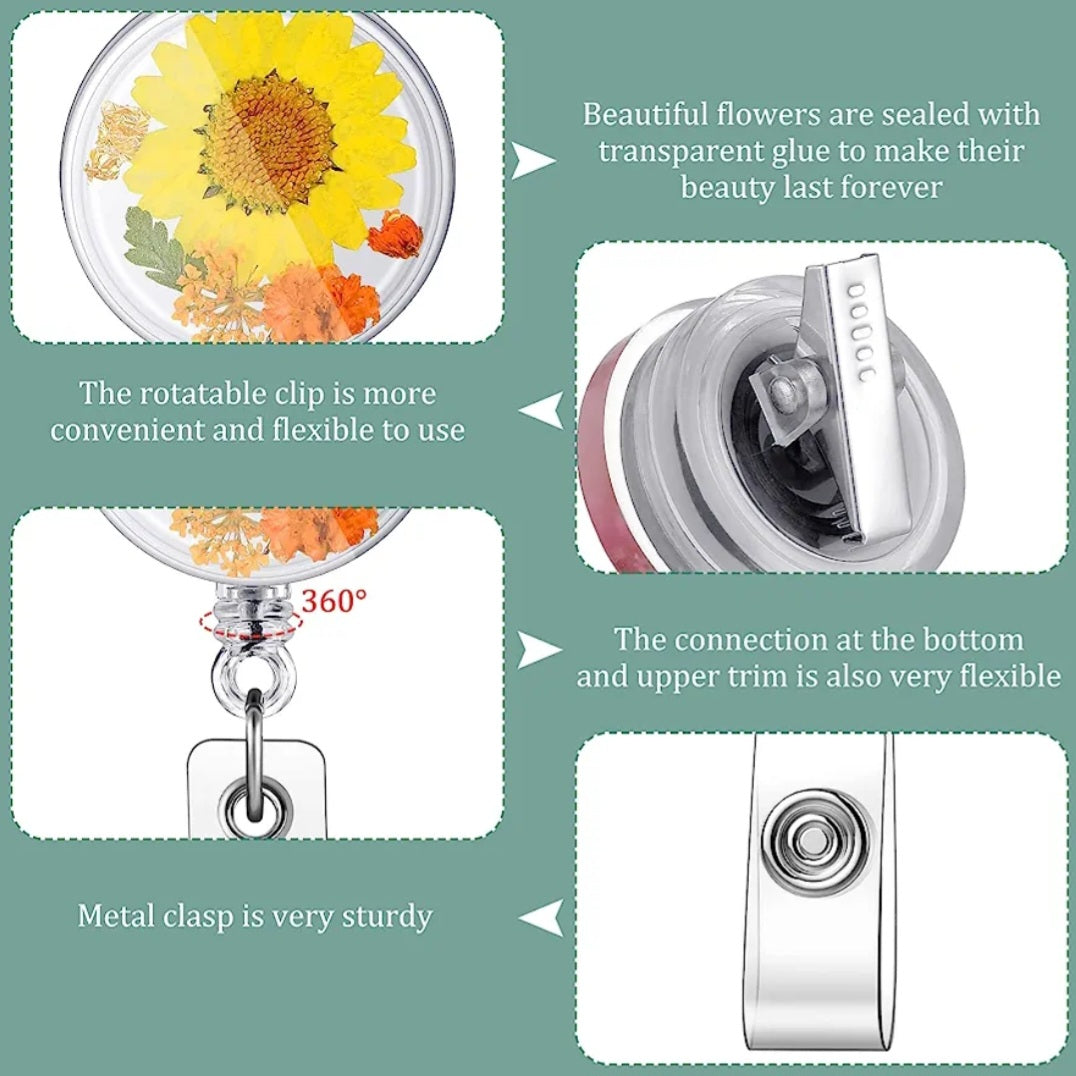 Flower Badge Reels