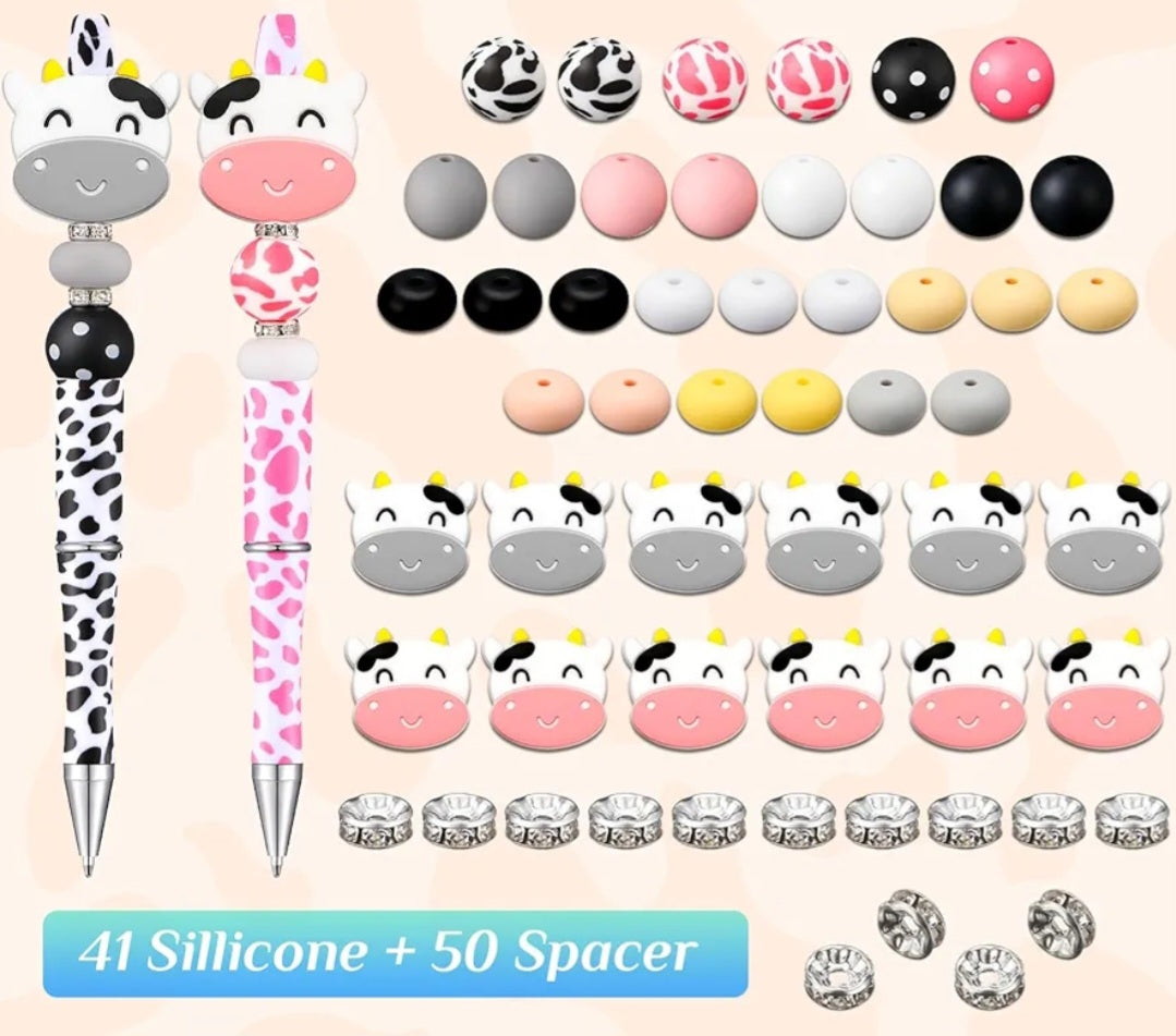 Cow Beadable Pen Making Kit