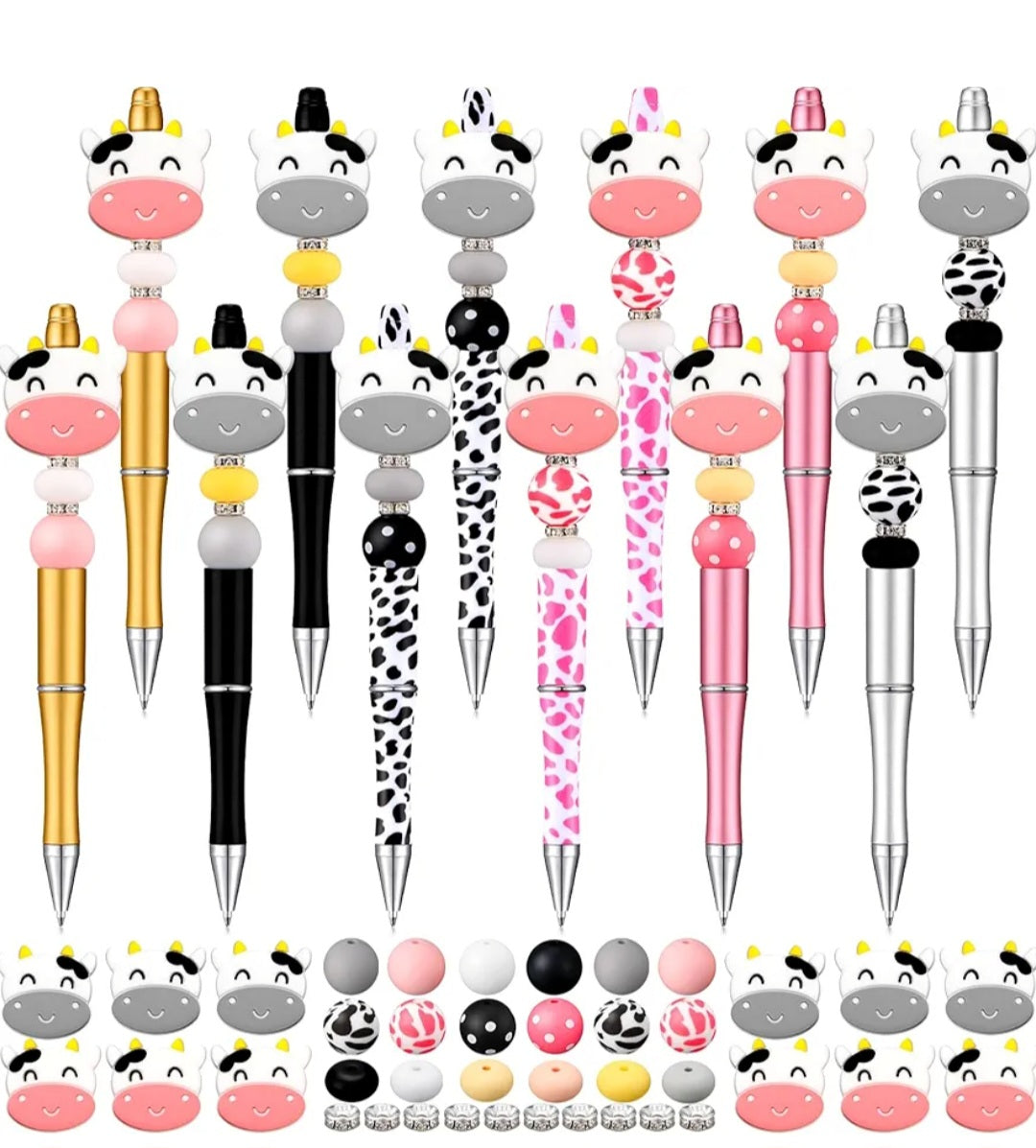 Cow Beadable Pen Making Kit