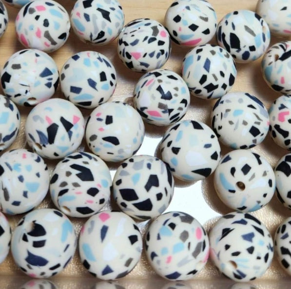 36pc Confetti Printed 15mm