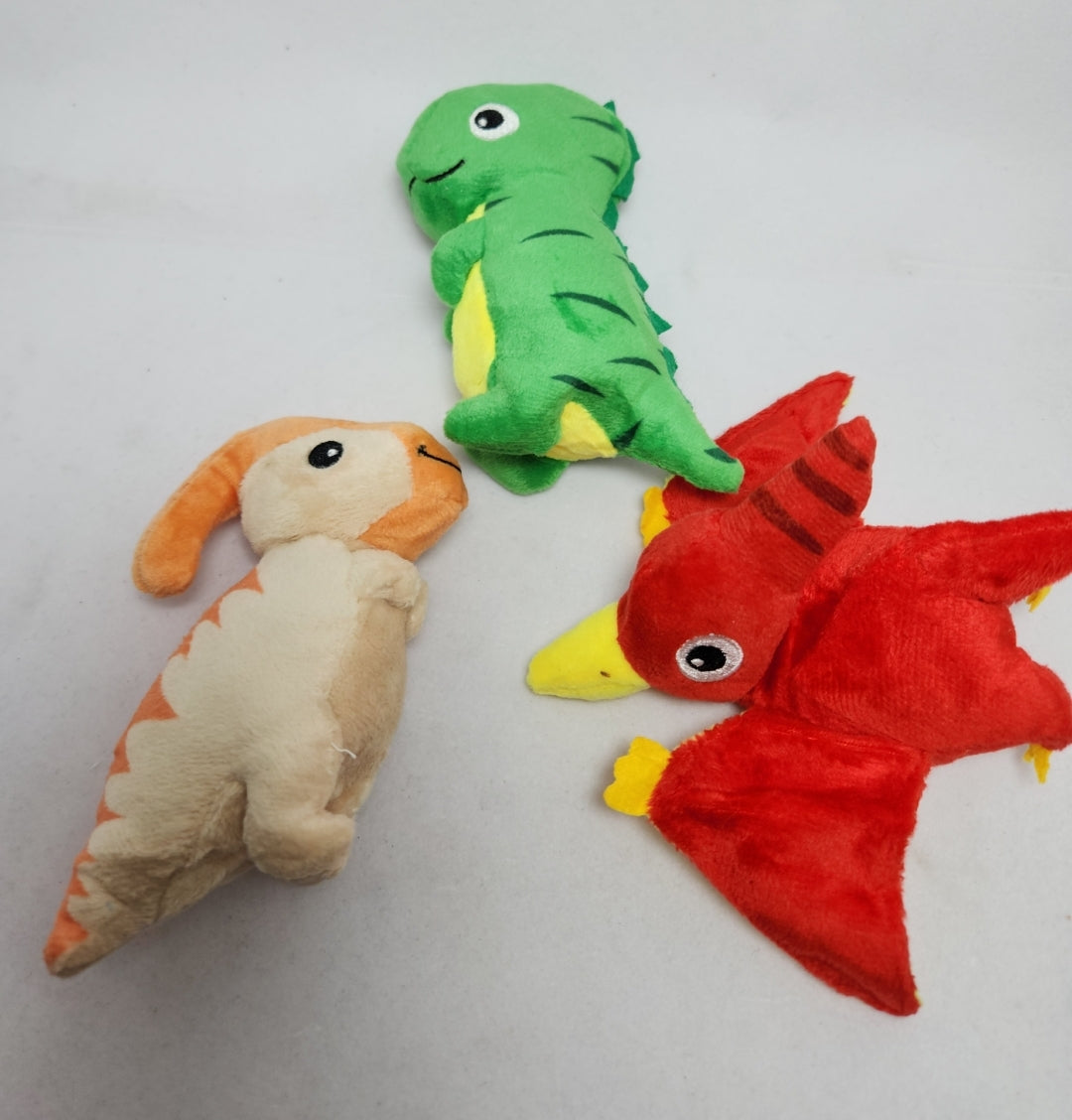Plush Dinosaurs with Volcano