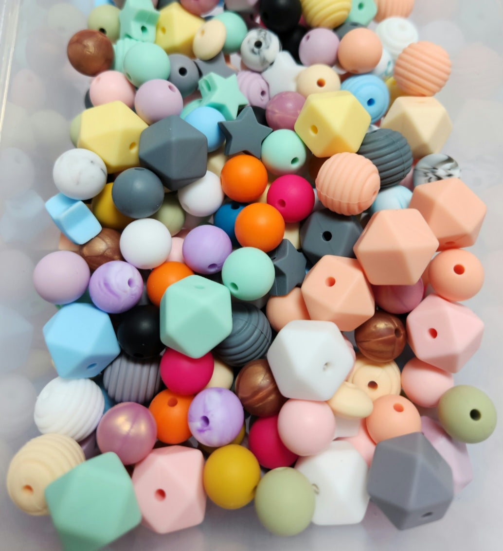 240pc Silicone Bead Medley
