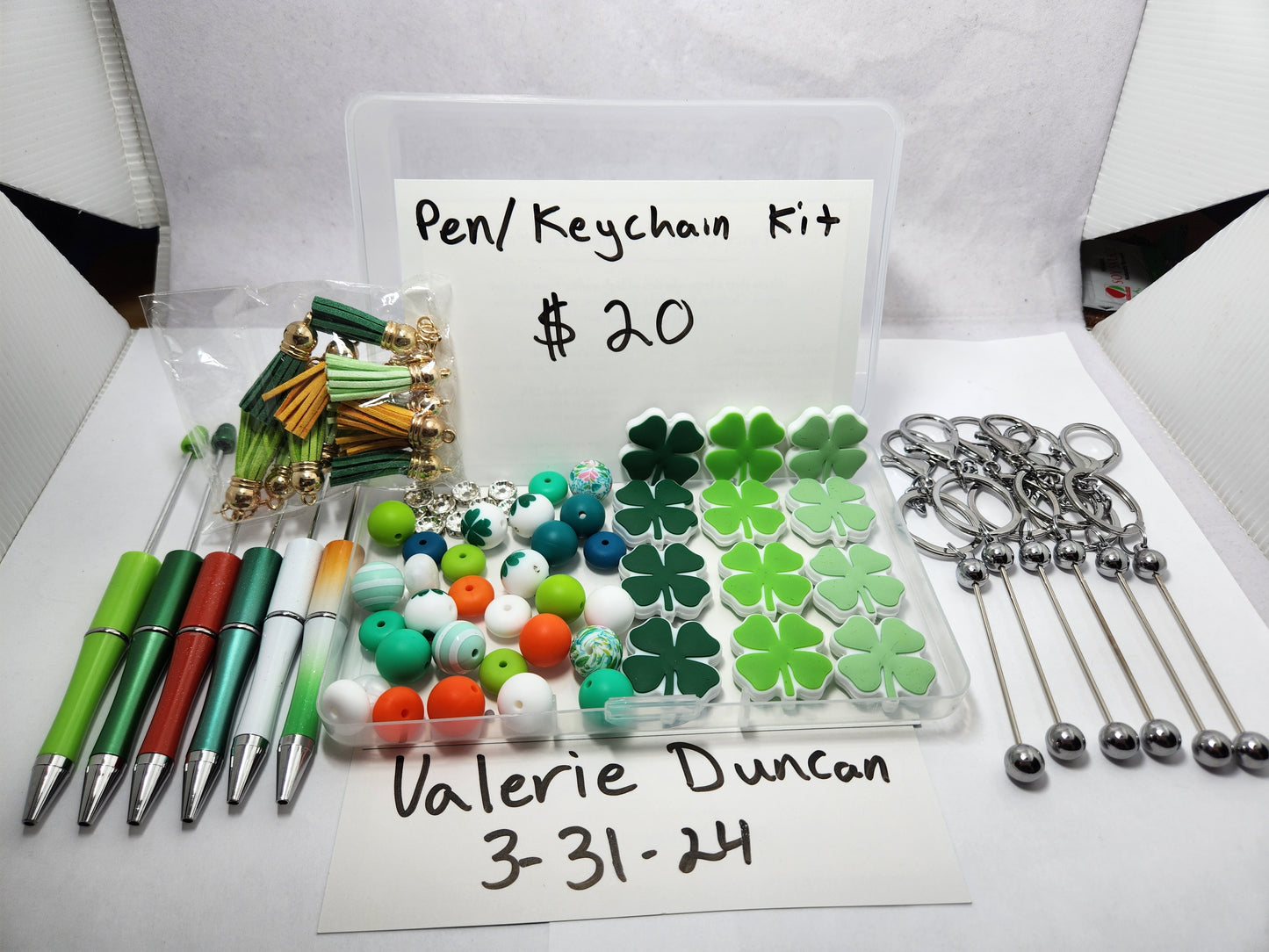 Shamrock Pen/Keychain Bar Kit
