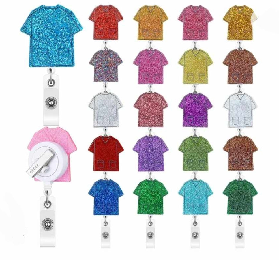 22pc Scrub Top Badge Reels