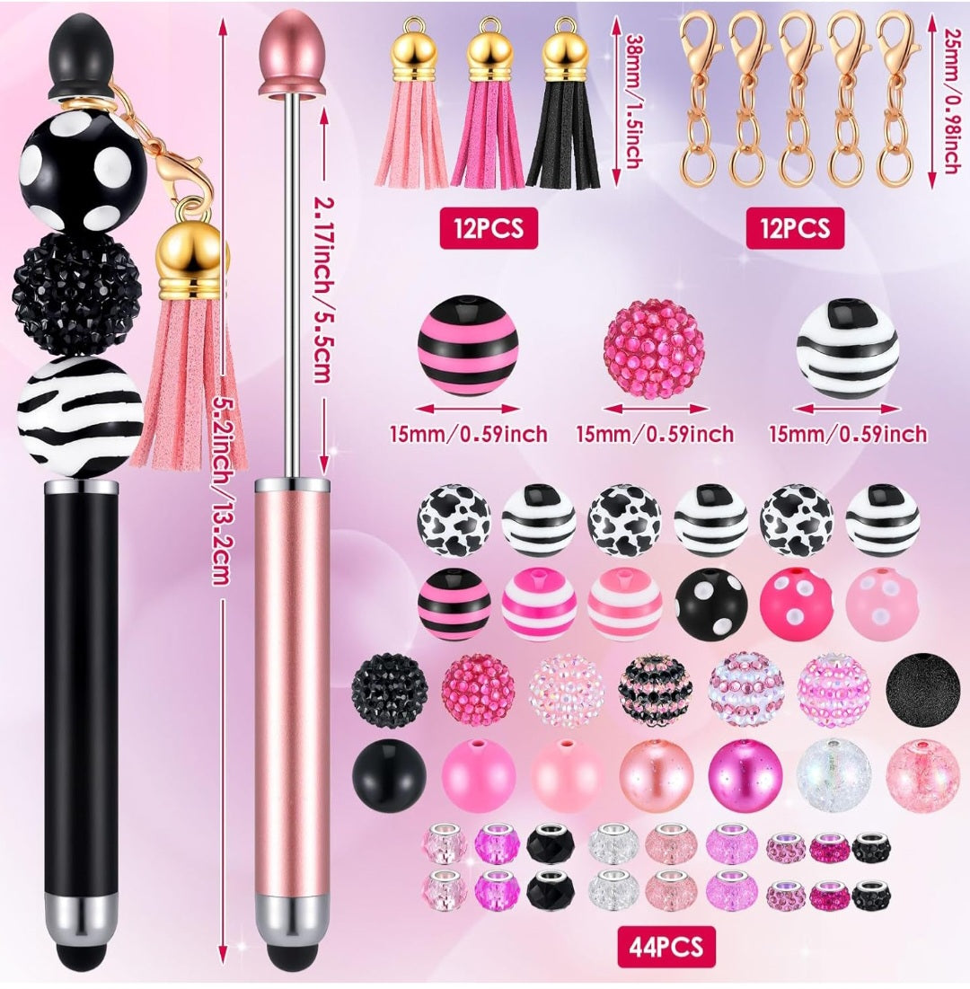 12 Stylus Kit - Pink/Black