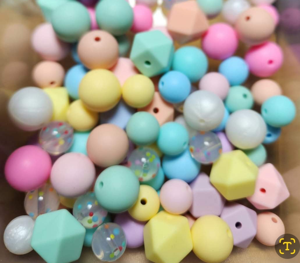 100pc Silicone Mix