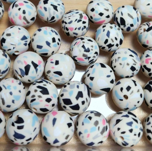 36pc Confetti Printed 15mm
