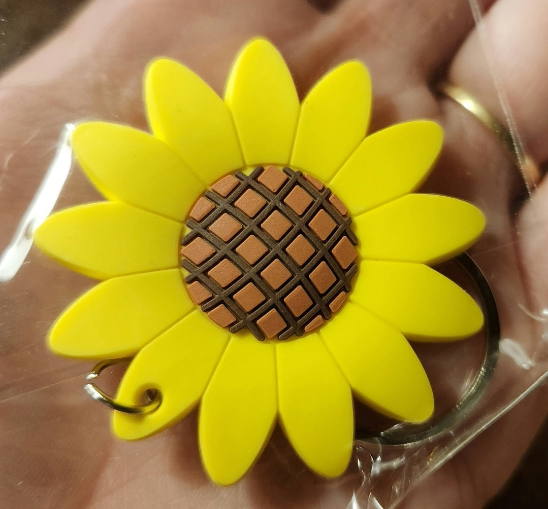 Sunflower Keychain